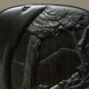 Ebony carving detail